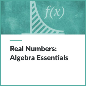 Preview of DISTANCE LEARNING - Real Numbers: Algebra Essentials