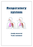 DISTANCE LEARNING!! Respiratory system. Study material for