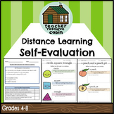 DISTANCE LEARNING Self-Evaluation for Students (Grades 4-8)