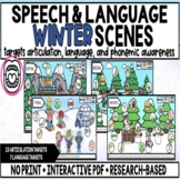 DISTANCE LEARNING Speech Therapy Winter Articulation & Lan