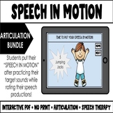 DISTANCE LEARNING Speech Therapy in Motion ARTICULATION BU