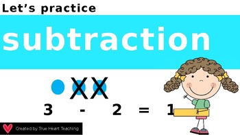 Preview of DISTANCE LEARNING Subtraction PowerPoint