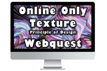 Preview of DISTANCE LEARNING Texture Webquest