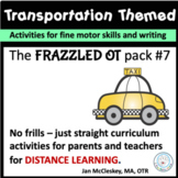 DISTANCE LEARNING Transportation Theme Special Education o