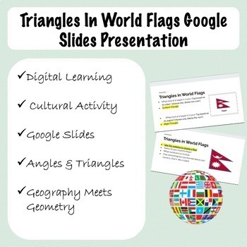 Preview of Triangles in World Flags Google Slides Presentation