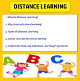 DISTANCE LEARNING - What is Distance Learning ? - Online T