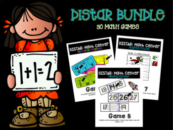 Preview of DISTAR BUNDLE: Math Independent Centers -(Set 1,2,3)