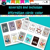 DIVERSITY AND INCLUSION affirmation cards Color 