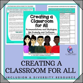 Preview of DIVERSITY & INCLUSION - Accommodations and Strategies - NSCW FREEBIE