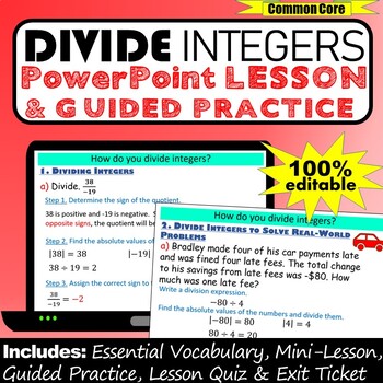 lesson 5 homework practice divide integers answer key