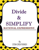 HOW TO DIVIDE AND SIMPLIFY TWO RATIONAL EXPRESSIONS