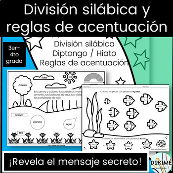 Preview of DIVISIÓN SILÁBICA / REGLAS DE  ACENTUACIÓN / DIPTONGO / HIATO  / Y MÁS