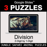 DIVISION 2-Digit by 1-Digit - Google Slides - Jungle Safar