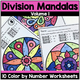 DIVISION Color by Number Mandala Coloring Pages Volume 1