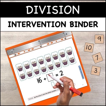Preview of DIVISION INTERVENTION BINDER Third and Fourth Grades, Special Education