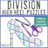 DIVISION High Heel Puzzles | Mothers Day Math Centers, Act