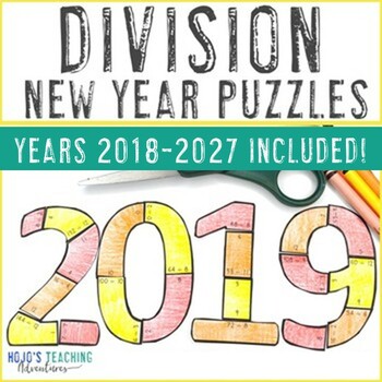 Preview of DIVISION New Years 2024 Worksheet Activity | Chinese New Year 2024 Craft