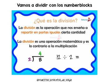 Preview of DIVISIONES CON NUMBERBLOCKS