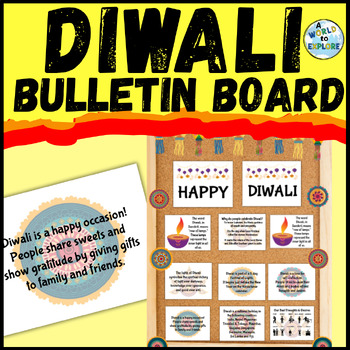 Preview of DIWALI Bulletin Board Set Holidays in India