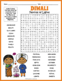 DIWALI Word Search Puzzle - Free Festival of Lights Activity