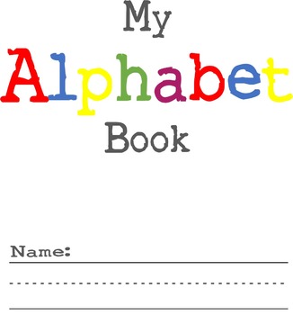 diy alphabet book letter pages writing practice phonics and writing