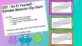 DIY Behavior Clip Chart - EDITABLE