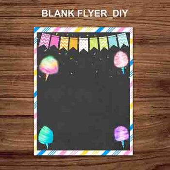 DIY Blank flyer design - T Shirt Fundraiser Flyer by Kiddie Resources