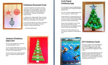 Diy Christmas Card Ideas By Mrs Kainsy Teachers Pay Teachers