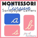 DIY Cursive Sandpaper Letters
