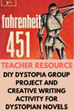 DIY Dystopia Group Project and Creative Writing Activity f