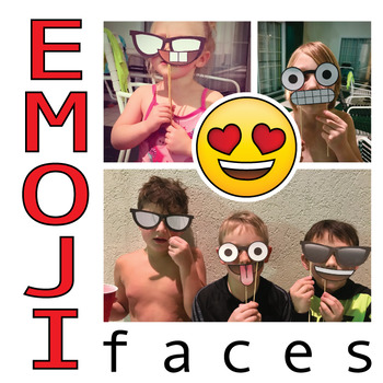 printable emoji photo booth props