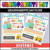 DIY Grandparents Day Invite Template, Editable Family Scho