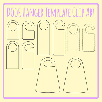 Blank Door Hanger Template (Teacher-Made) - Twinkl