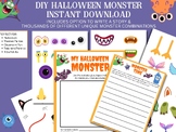 DIY Monster Creation Bundle, 40 Monster Traits, Halloween 