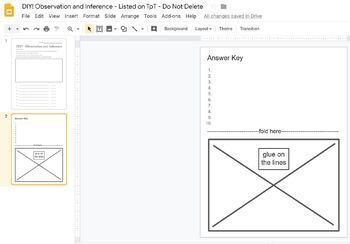 DIY! Observation and Inference PRINTABLE Worksheet by ...