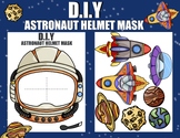 DIY Printable Astronaut Helmet Mask Craft,children's art p