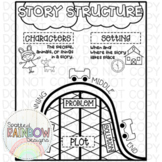 DIY Printable Jumbo Story Structure Plot Traceable Anchor 
