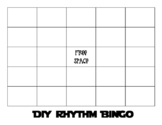 DIY Rhythm Bingo Board