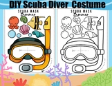 DIY Scuba Diver Costume for End of Year Beach Day Printabl