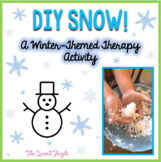 DIY Snow! A Winter-Themed Therapy Activity