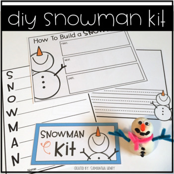 Build Your Own Snowman Kit Tags by Learning Ladder Co