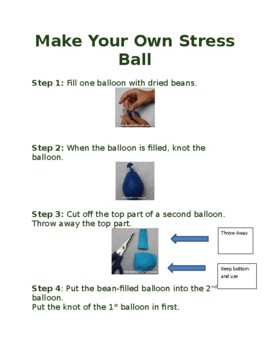 Preview of DIY Stress Balls