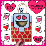 DIY Valentine Holders - Robot Themed