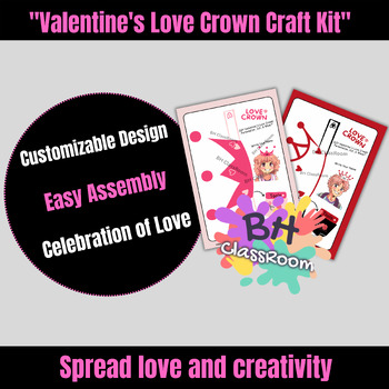 Preview of DIY Valentine's Love Crown: Personalize, Cut, & Wear!