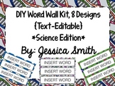 Create Your Own Word Wall Kit {Science Edition}