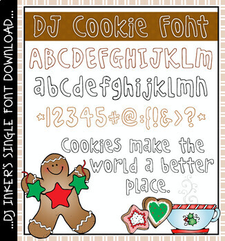 Preview of DJ Cookie Font Download