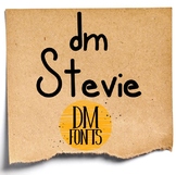 DM Fonts- DM Stevie- Commercial and Non-Commercial License
