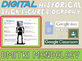 DMITRI MENDELEEV Digital Historical Stick Figure Biography