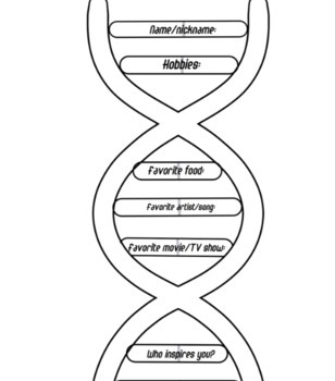 Preview of DNA About Me: FWOS Science Activity