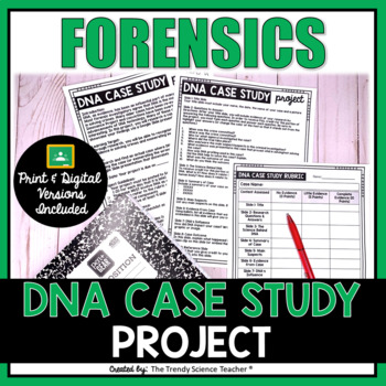Preview of DNA Case Study Project for Forensics (Distance Learning Compatible)